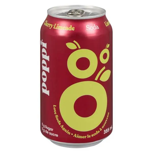 Poppi-Cherry Limeade 355ml can (12 units)