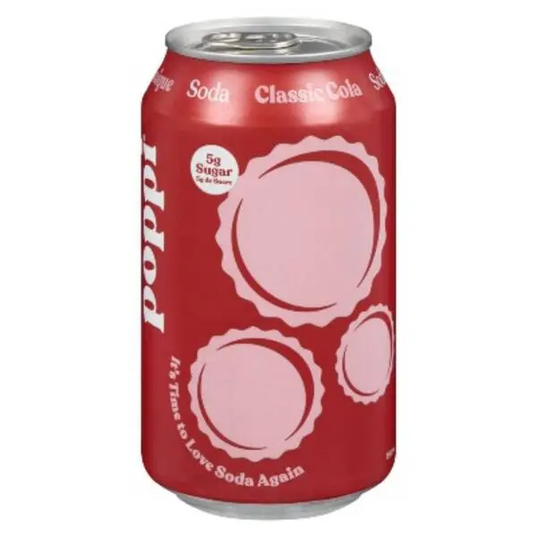 Poppi-Classic cola 355ml can (12 units))