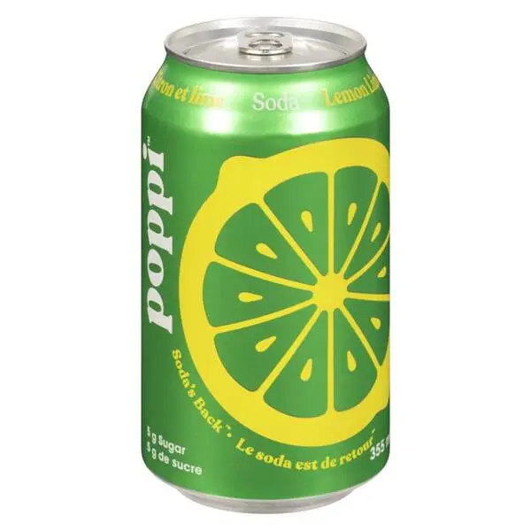 Poppi-Lemon Lime -355ml can (12 units)  