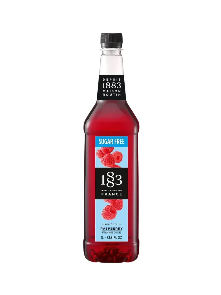 1883 Sugar-Free Raspberry Syrup-  (1 unit)- Plastic