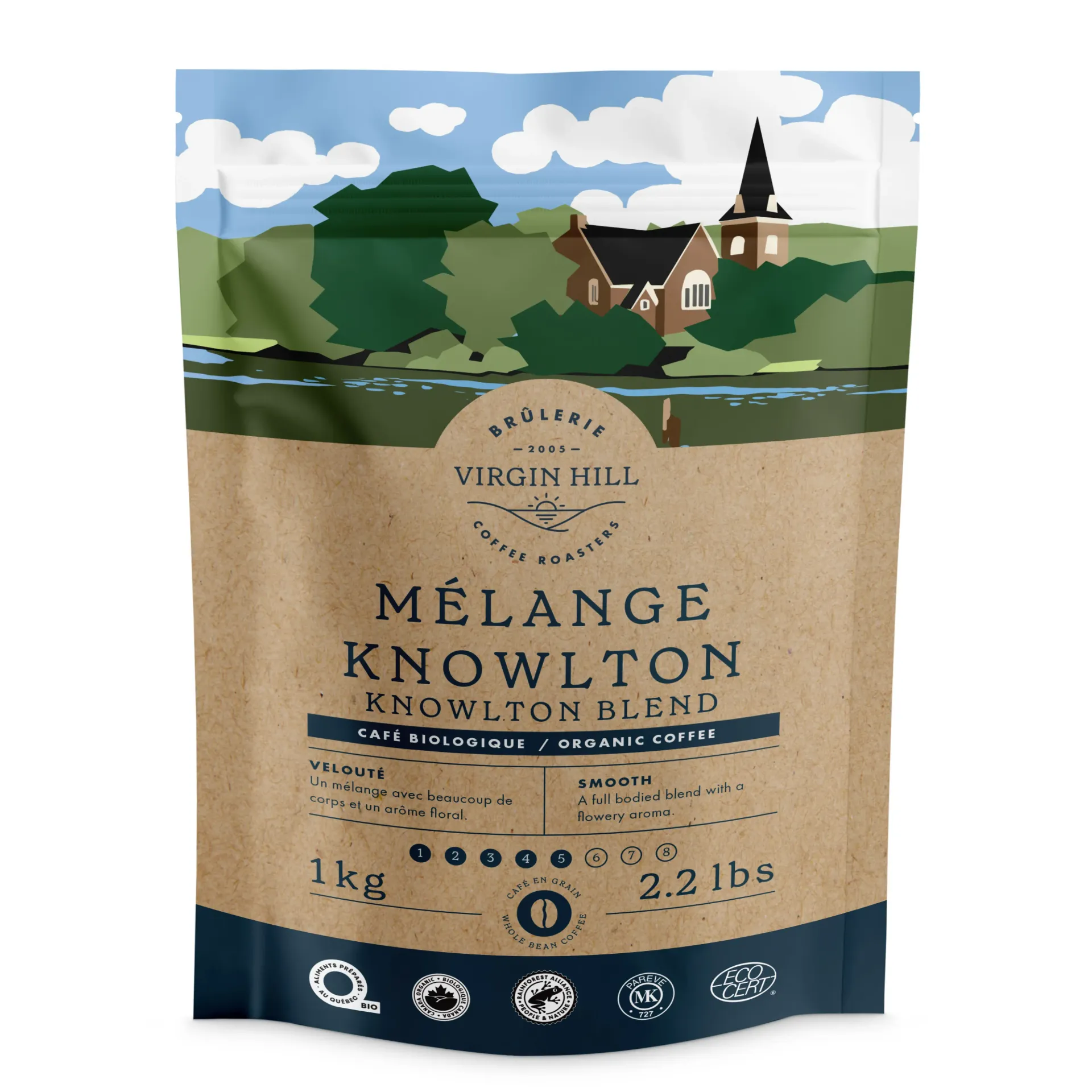 [B1KnoG4] BVH - Organic Knowlton Blend 1kg - Beans (4 units)