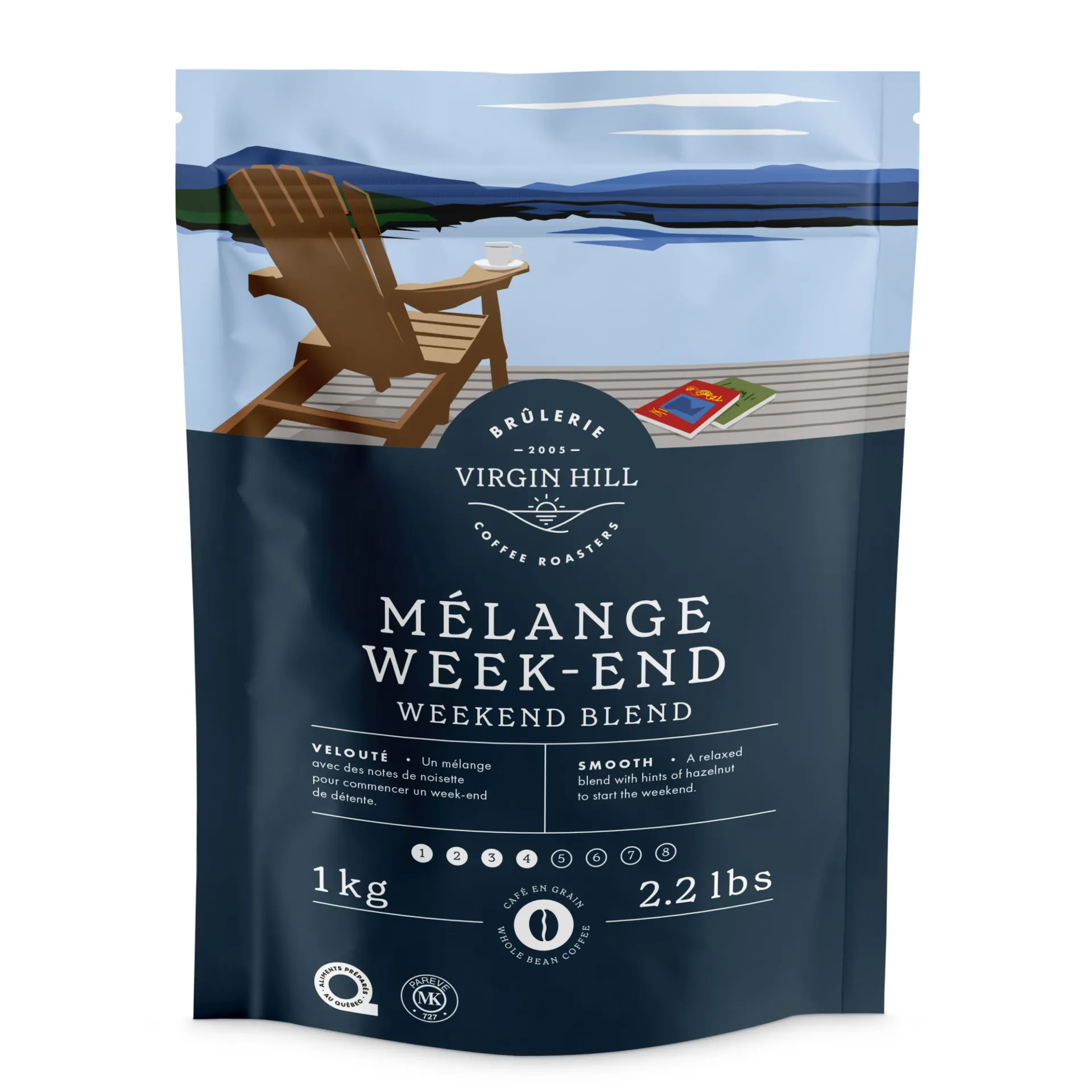 [R1WkdG4] BVH Mélange Week-end 1kg - Grains (4 unités)