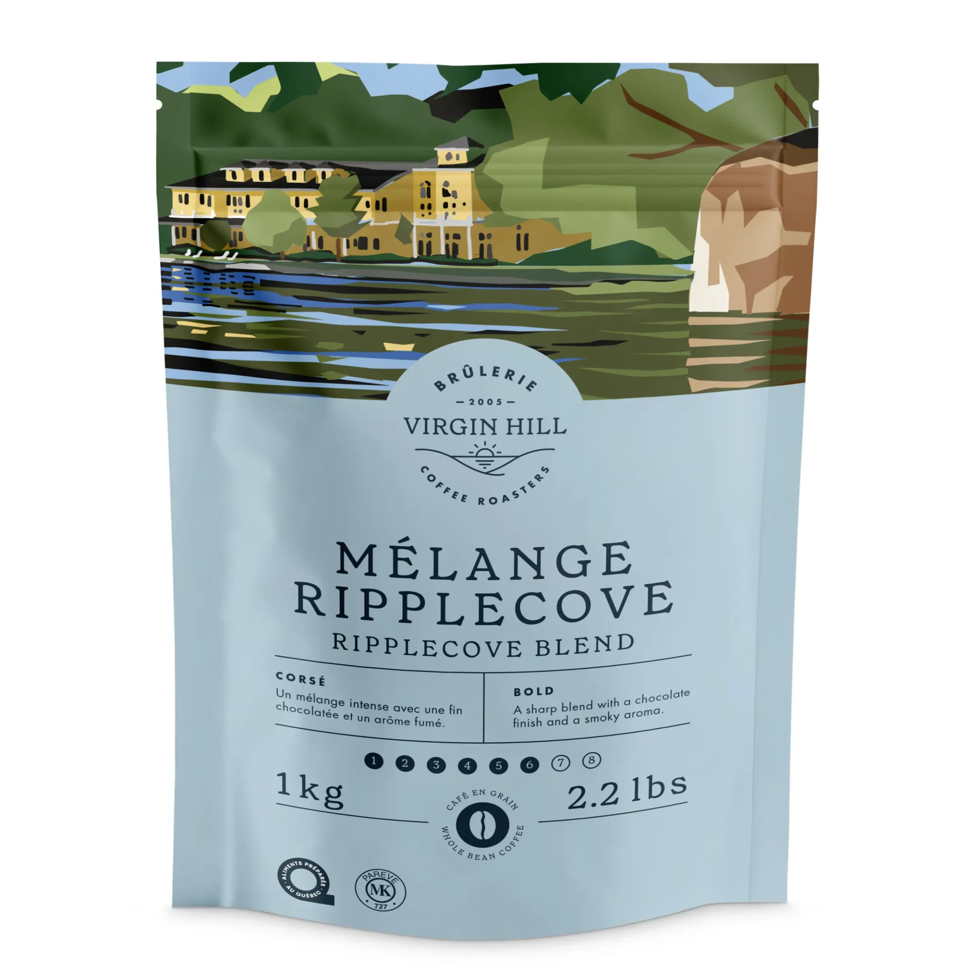 [R1RipM4] BVH Mélange Ripplecove 1kg - Moulu (4 unités)