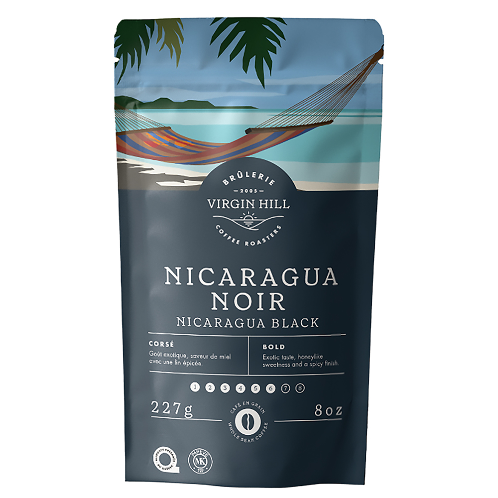BVH Nicaragua Noir 227g - Grains (10 unités)