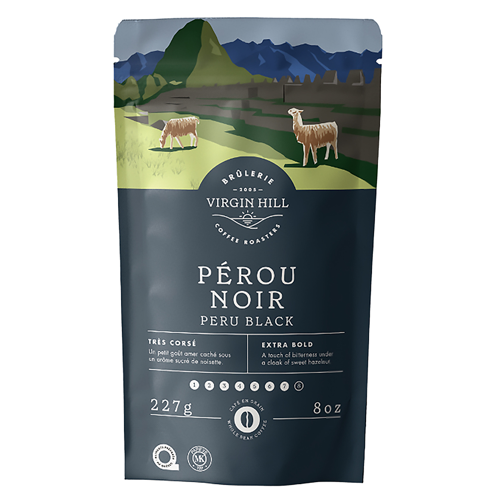 [R227PerNG10] BVH - Peru Black 227g - Beans (10 units)