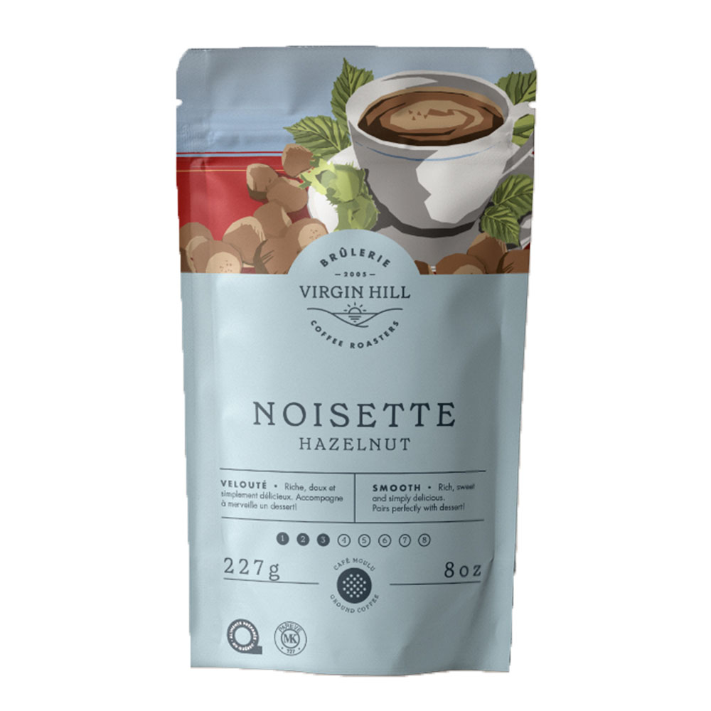 [R227HazM10] BVH - Hazelnut 227g - Ground (10 units)