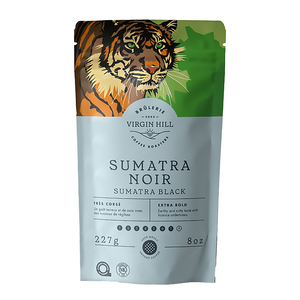 BVH Sumatra Noir 227g - Moulu (10 unités)