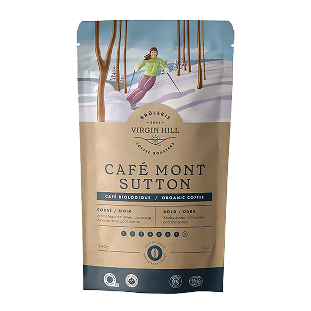 [B340SutG10] BVH Organic Café Mont Sutton 340g - Beans (10 units)