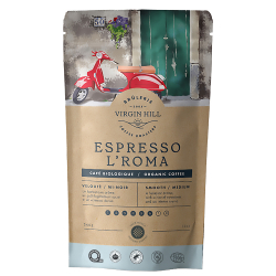 [B340ELRM10] BVH Organic Espresso L'Roma 340g - Ground (10 units)