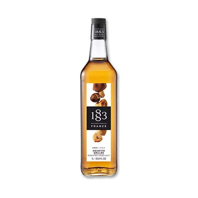 1883 Sirop Noisette Grillée 1L - Verre (1 unité)