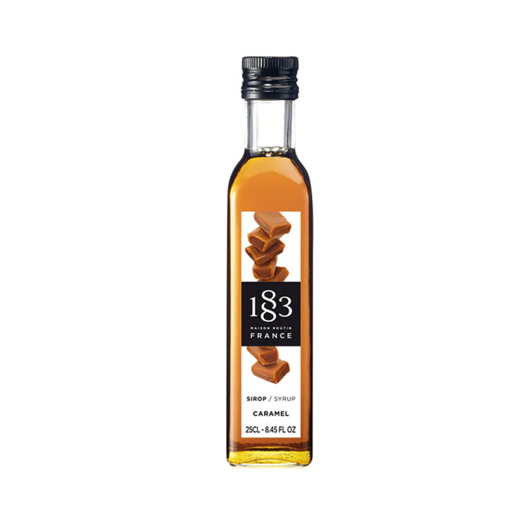 1883 Salted Caramel Syrup 250mL - Glass (12 units)