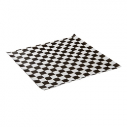 Black Checkered Paper 12x12 - (2000 units)