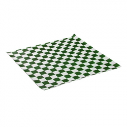 Green Checkered Paper 12x12 - (2000 units)
