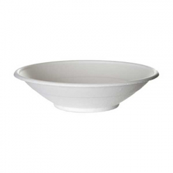 Round White Bowl 710mL - Bagasse (400 units)
