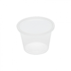 Portion Cup Clear 3.25oz - Plastic (2500 units)