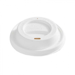 Dome Lid Fits 10-20oz Cups - Bagasse (1000 units)