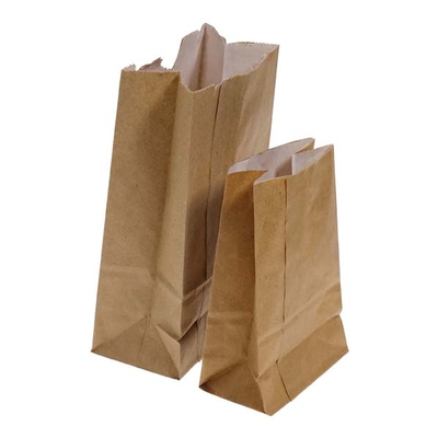Brown Paper Bag for Fries 1lb - Double White Interior (250 units)