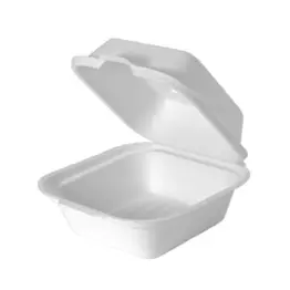 [3664105] Contenant refermable bagasse 6.04"x 5.76"x 3.01" (500 unités)
