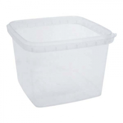 [4201266] Contenant carré clair PP Déli  16oz - Sécure (500 unités)