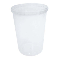 [4201270] Contenant rond clair PP Déli  32oz - Sécure (250 unités)