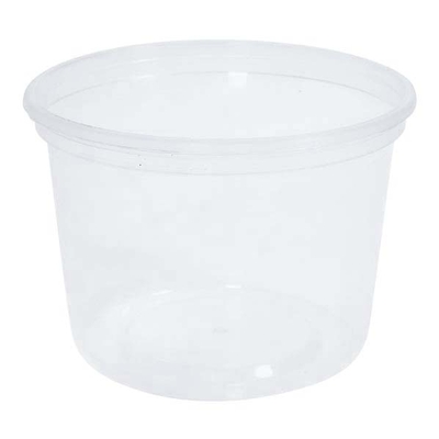 [4201216 , magik] Contenant rond clair PP Déli  16oz (500 unités)