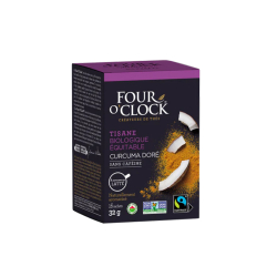 Curcuma doré biologique équitable 32g - Tisane (6x16 unités)