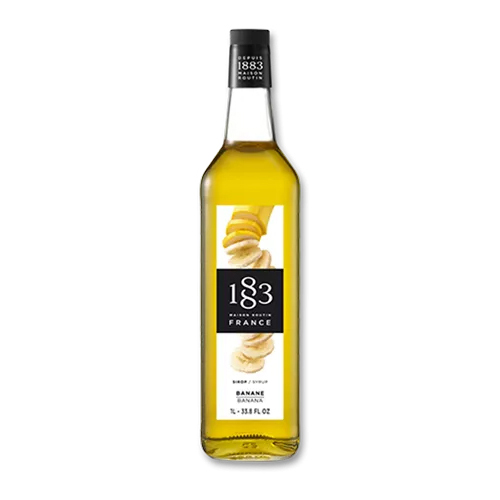 1883 Banana Syrup 1L - Glass (1 unit)