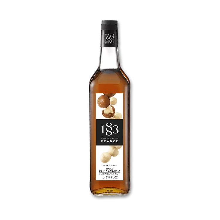 1883 Macadamia Nut Syrup 1L - Glass (1 unit)