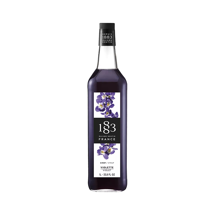 1883 Violet Syrup 250mL - Glass (1 unit)