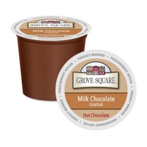 [13MI109-CRMYORIG24CT] Grove Square chocolat chaud 8g - Keurig (4x24 unités)