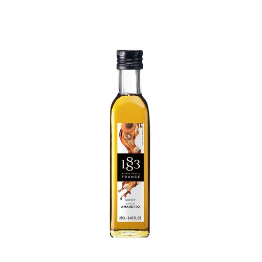 1883 Sirop Amaretto 250mL - Verre (1 unité)