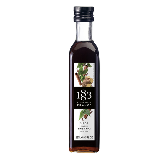 [682550] 1883 Chai Tea Syrup 250mL - Glass (1 unit)