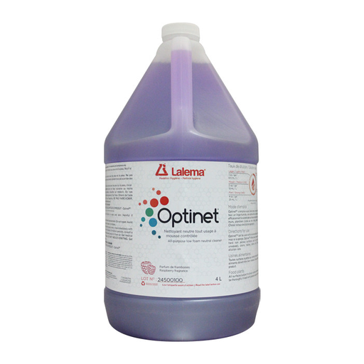 [LM0024504.0 , op] Nettoyant Neutre tout usage à faible mousse 4L -Optinet  (1 unité)