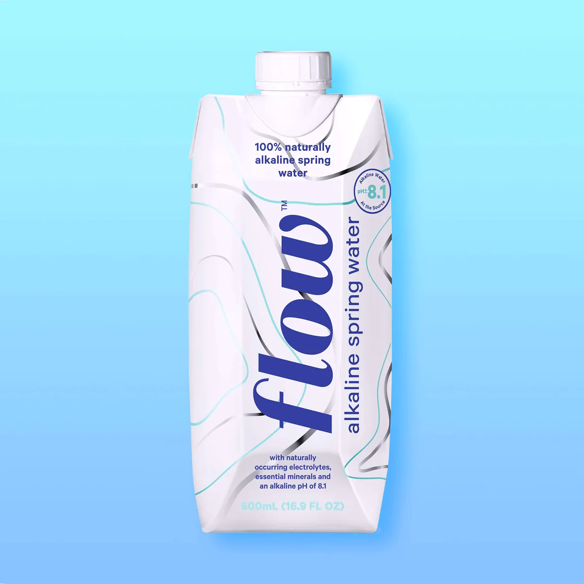 Flow - Eau de source alcaline 500mL - (12 unités)