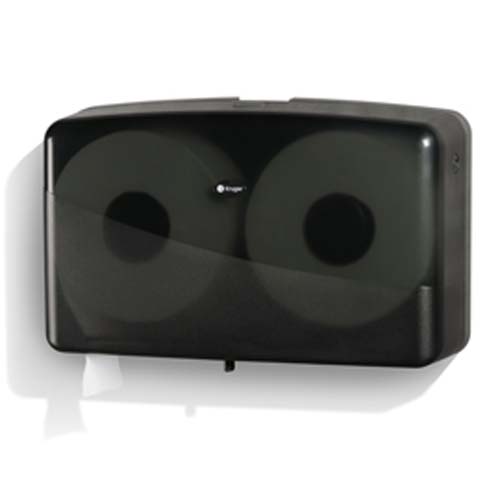 [5093004] Black Toilet Paper Dispenser - Double JRT (1 unit)