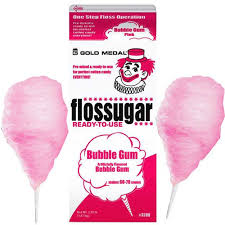 [3208] Pink Flossugar Bubble Gum 3.25lbs - (1 unit)