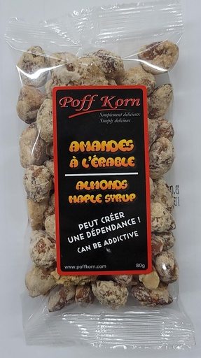 [NO CODE] Poff Korn Maple Almond 80g - (24 units)
