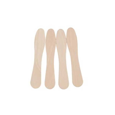 [7500540] Cuillère Dégustation Bois de Bouleau 3.5" - Emballée Individuellement (1000 unités)