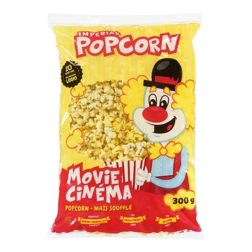 [70945] Popcorn Sac géant 300g - Sel & Beurre (16 unités)