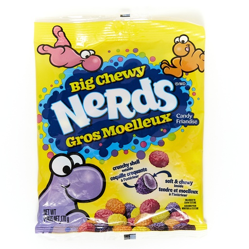 [002723, bonbon] Big Chewy Nerds 170g - (9 unités)