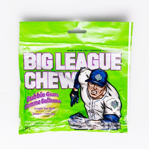 [0041563, bonbon] Big League Chew - Sour Apple (12 units)