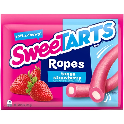 [014093, bonbon] Sweetarts - Rope Strawberry  - (24 units)