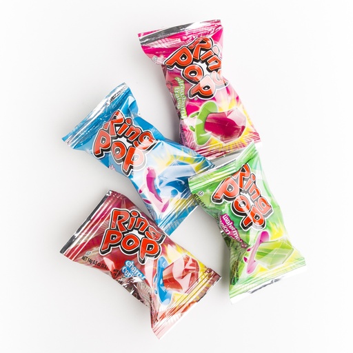 [014647] Bague Ring Pop Fruits - (24 unités)