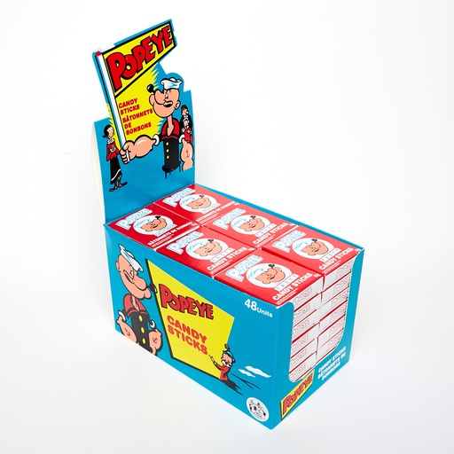 [019636, bonbon] Popeye Candy Sticks - (48 units)
