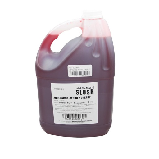 [slush03] Adrenaline Slush Cherry 4L - (3 units)