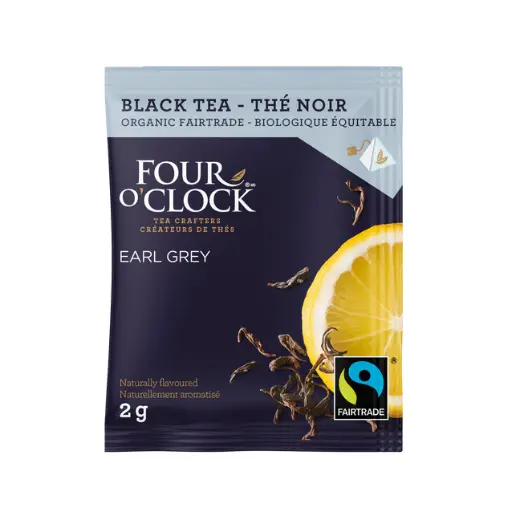 [40459, F4O] Four O'Clock Biologique et équitable Earl Grey classique en vrac - Thé noir (80 unités)