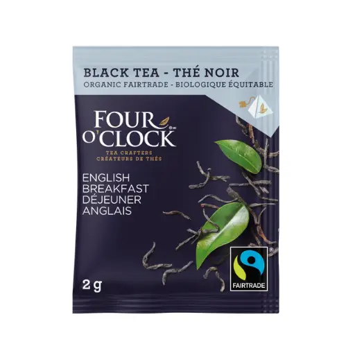 [40460, F4O] Four O'Clock Biologique et équitable English Breakfast en vrac - Thé noir (80 unités)