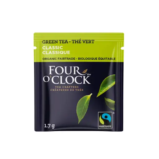 [40461, F4O] Four O'Clock Thé vert classique biologique et équitable en vrac - Thé vert (80 unités)