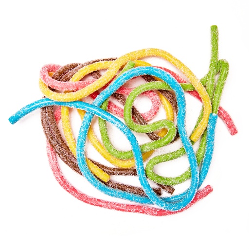 [011467] Multicolor Spaghetti Sour 1.67kg - (1 unit)