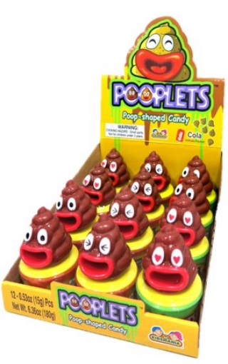 [002454, bonbon] Pooplets Candy - (12 units)